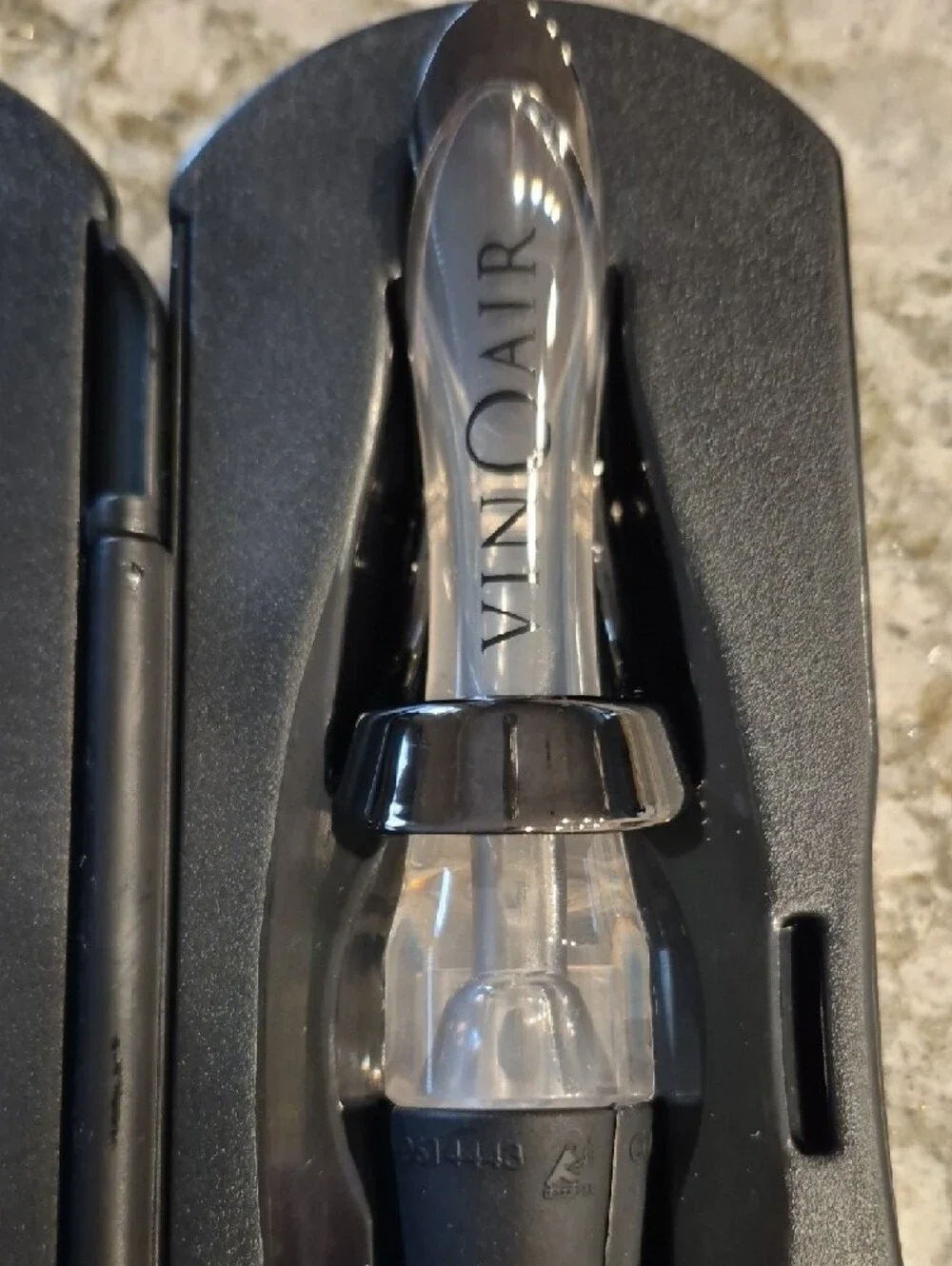 VinOair Premier Wine Aerator Gift Set By Cork Pops Travel Case